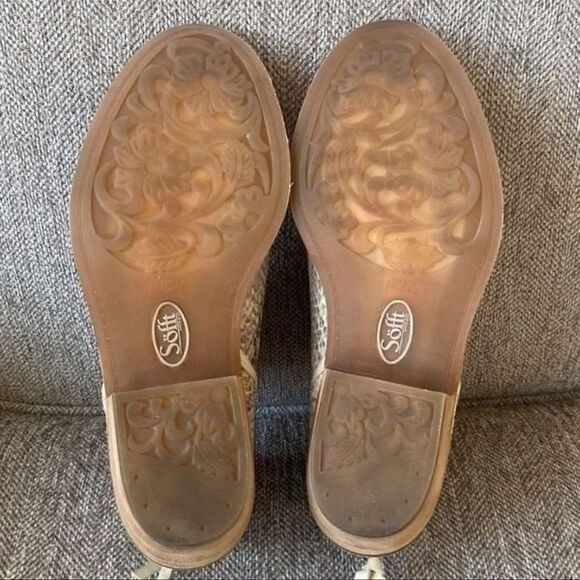 Sofft Abena Cream Leather Snake Print
Comfortable Ankle Boots Women's Size 6 EUC - Picture 12 of 12